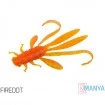 Силиконови ароматизирани нимфи Delphin Manya UVs 10.5 см - UV Firedot - 5 бр.