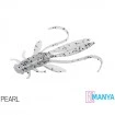 Силиконови ароматизирани нимфи Delphin Manya UVs 10.5 см - UV Pearl - 5 бр.