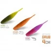 Силиконови примамки Delphin Stinx Grub 4см - 20 бр. - Spring Garlic