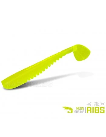 Силиконови примамки Delphin Stinx Ribs 5см - 20 бр. - Neon Shrimp