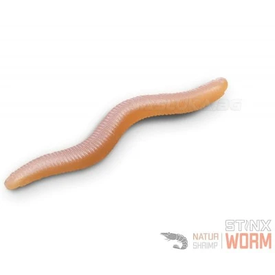 Силиконови примамки Delphin Stinx Worm 4см - 50 бр. - Skiny Shrimp