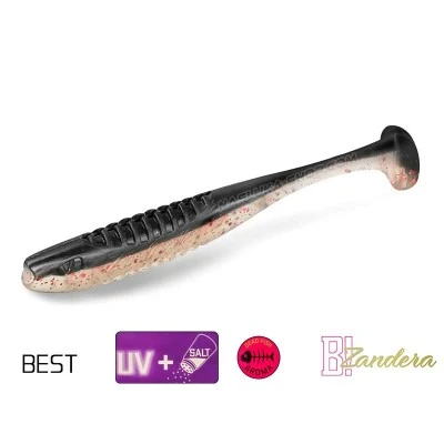 Силиконови примамки Delphin Zandera UVs - 5 бр. - цвят Best