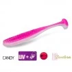 Силиконови примамки Delphin Zandera UVs - 5 бр. - цвят Candy