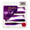 Силиконови примамки Delphin Zandera UVs - 5 бр. - цвят Galaxy