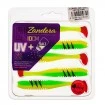 Силиконови примамки Delphin Zandera UVs - 5 бр. - цвят Perchy