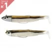 Комплект от 2 джиг глави 3.0/6.0г и 2 тела Fiiish Black Minnow 70 No1 Double Combo - Shore - Off Shore / цвят Vairon