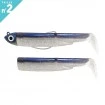 Комплект от джиг глава 10г и 2 тела Fiiish Black Minnow 90 No2 Combo Off Shore - цвят Electric Blue