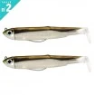 Комплект от 2 джиг глави 5.0г и 2 тела Fiiish Black Minnow 90 No2 Double Combo Shore - цвят Vairon