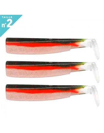 Силиконови примамки Fiiish Black Minnow 90 No2 - 3 бр. - Candy Green