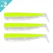 Силиконови примамки Fiiish Black Minnow 90 No2 - 3 бр. - Jaune F. Blanc