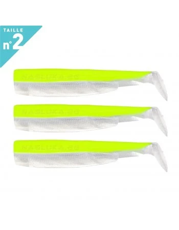Силиконови примамки Fiiish Black Minnow 90 No2 - 3 бр. - Jaune F. Blanc