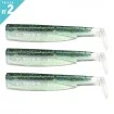 Силиконови примамки Fiiish Black Minnow 90 No2 - 3 бр. - Ghost Minnow