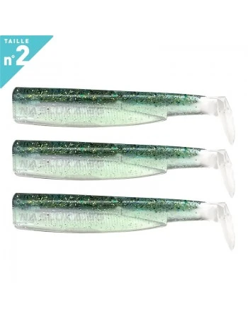 Силиконови примамки Fiiish Black Minnow 90 No2 - 3 бр. - Ghost Minnow