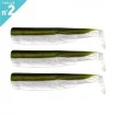 Силиконови примамки Fiiish Black Minnow 90 No2 - 3 бр. - Kaki