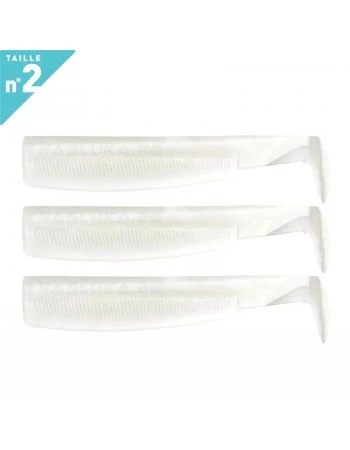 Силиконови примамки Fiiish Black Minnow 90 No2 - 3 бр. - Blanc