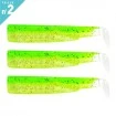 Fiiish BM 90 No2 3 бр. Zeste de Citron Силиконови примамки Fiiish Black Minnow 90 No2 - 3 бр. - Zeste de Citron