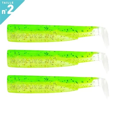 Силиконови примамки Fiiish Black Minnow 90 No2 - 3 бр. - Zeste de Citron