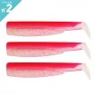 Силиконови примамки Fiiish Black Minnow 90 No2 - 3 бр. - Rose Fluo