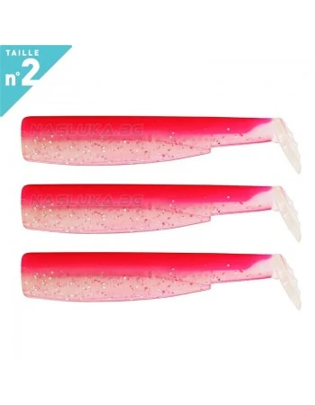 Силиконови примамки Fiiish Black Minnow 90 No2 - 3 бр. - Rose Fluo