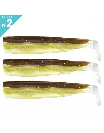 Силиконови примамки Fiiish Black Minnow 90 No2 - 3 бр. - Sparkling Brown