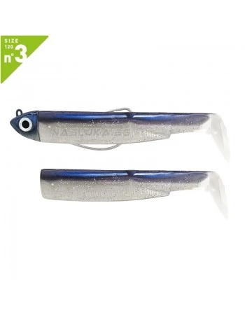 Комплект от джиг глава 25г и 2 тела Fiiish Black Minnow 120 No3 Combo Off Shore - Electric Blue