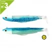 Комплект от 2 джиг глави 25г и 2 тела Fiiish Black Minnow 120 No3 Double Combo Off Shore - Blue & Electric Blue