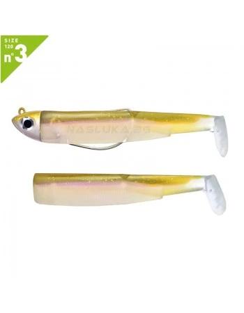 Комплект от джиг глава 12г и 2 тела Fiiish Black Minnow 120 No3 Combo Shore - Wakasagi