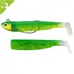 Комплект от джиг глава 18г и 2 тела Fiiish Black Minnow 120 No3 Combo Search - Lime Juice