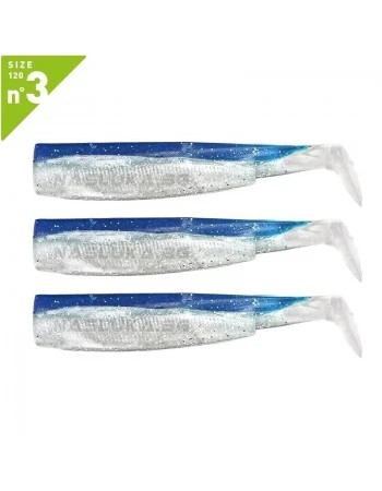 Силиконови примамки Fiiish Black Minnow 120 No3 - 3 бр. - Blue