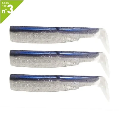 Силиконови примамки Fiiish Black Minnow 120 No3 - 3 бр. - Electric Blue