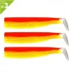 Силиконови примамки Fiiish Black Minnow 120 No3 - 3 бр. - Jaune/Orange