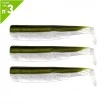 Силиконови примамки Fiiish Black Minnow 120 No3 - 3 бр. - Kaki