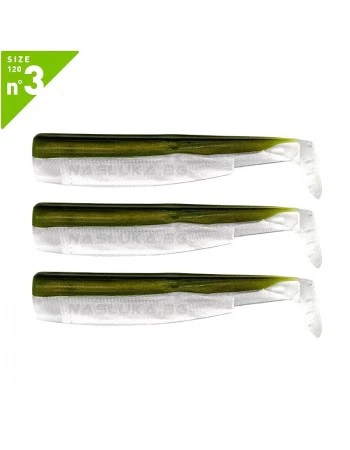 Силиконови примамки Fiiish Black Minnow 120 No3 - 3 бр. - Kaki