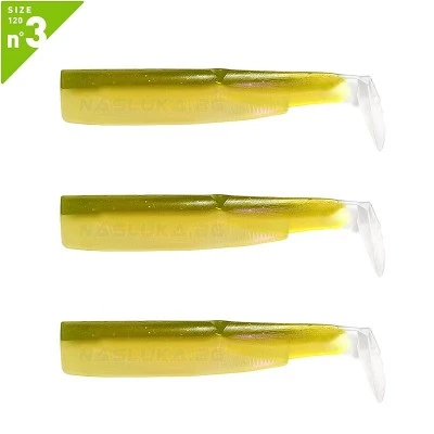 Fiiish BM 120 No3 3 бр. Wakasagi Силиконови примамки Fiiish Black Minnow 120 No3 - 3 бр. - Wakasagi
