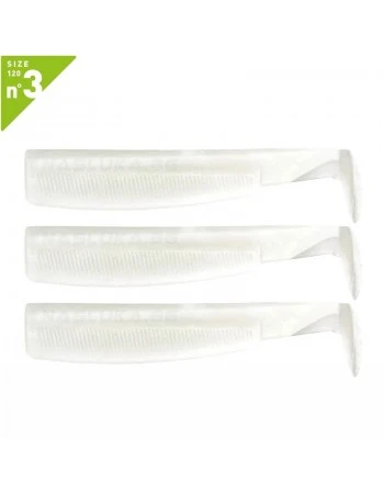 Силиконови примамки Fiiish Black Minnow 120 No3 - 3 бр. - Blanc