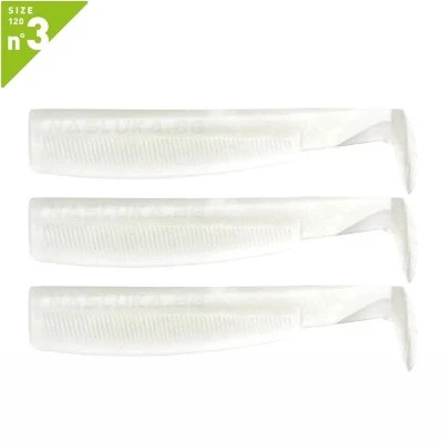 Силиконови примамки Fiiish Black Minnow 120 No3 - 3 бр. - Blanc