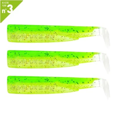 Силиконови примамки Fiiish Black Minnow 120 No3 - 3 бр. - Zeste de Citron