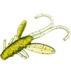 Силиконови примамки Filex Nymph - цвят FF22 Transparent Green - 5 бр.