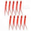 Октоподи FilStar Shirasu Лястовица 4.4см - 10 бр. - Fluorescent Red