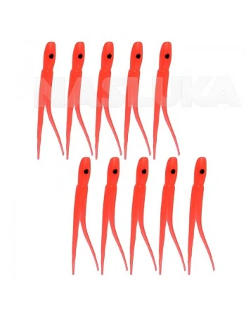Октоподи FilStar Shirasu Лястовица 4.4см - 10 бр. - Fluorescent Red