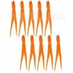Октоподи FilStar Shirasu Лястовица 4.4см - 10 бр. - Orange