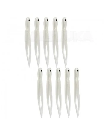 Октоподи FilStar Shirasu Лястовица 4.4см - 10 бр. - Pearl White