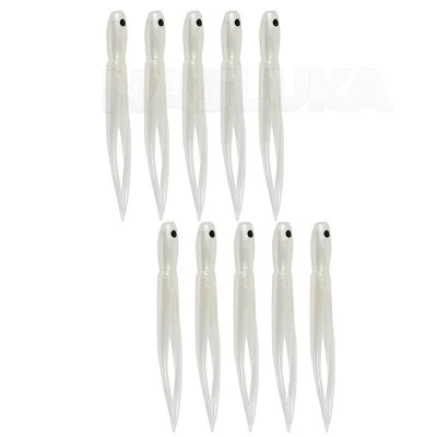 Октоподи FilStar Shirasu Лястовица 4.4см - 10 бр. - Pearl White Октоподи FilStar Shirasu Лястовица 4.4см - 10 бр. - Pearl White