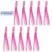 Силиконови октоподи FilStar Shirasu - Pink Glitter - 10 бр.
