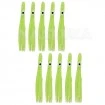 Силиконови октоподи FilStar Shirasu - Chartreuse Glitter - 10 бр.