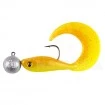 Комплект от 4 силиконови примамки с джиг глави Fox Rage Micro Grub Tail UV Loaded 4см/3г - Mixed