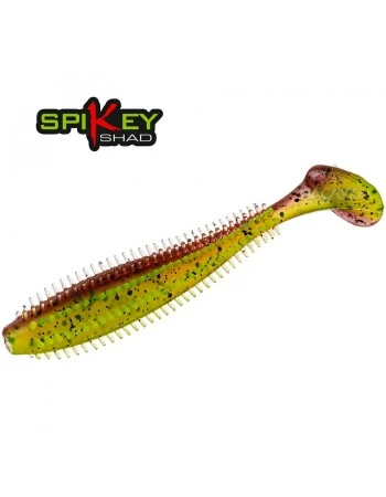 Силиконова примамка Fox Spikey Shad Ultra UV - Green Pumpkin