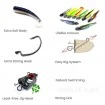 Комплект от Две тела с Джиг глава и Кука GT-Bio Roller Shad Combo - Lemon Fluo