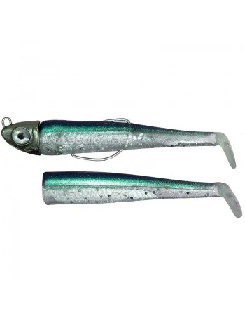 Комплект от Две тела с Джиг глава и Кука GT-Bio Roller Shad Combo - Blue Kamaleo