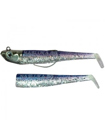 Комплект от Две тела с Джиг глава и Кука GT-Bio Roller Shad Combo - Blue Shiner